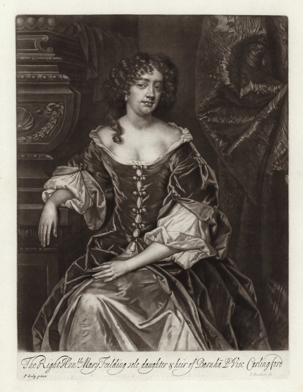 Portræt af Mary Feilding af Peter Lely
