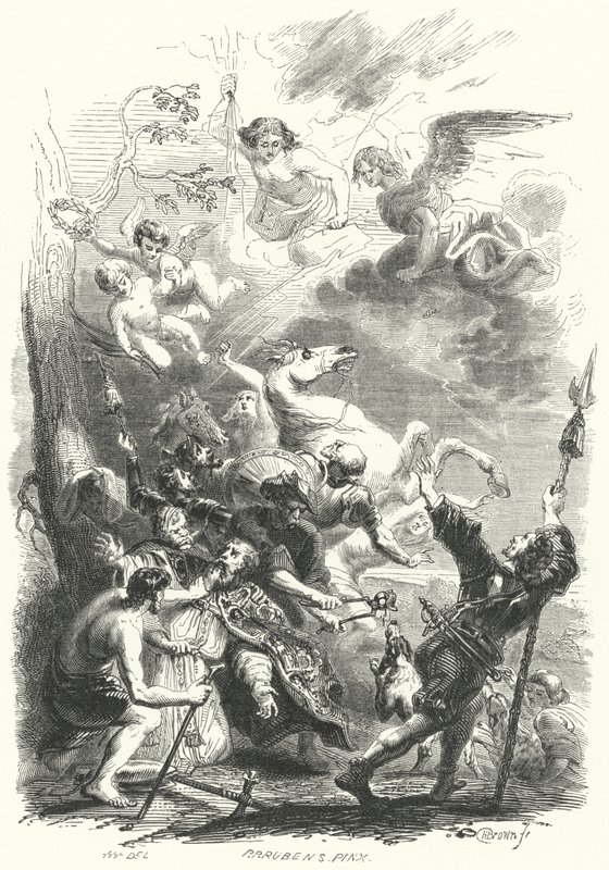 Sankt Livinus martyrium, 657 af Peter Paul after Rubens