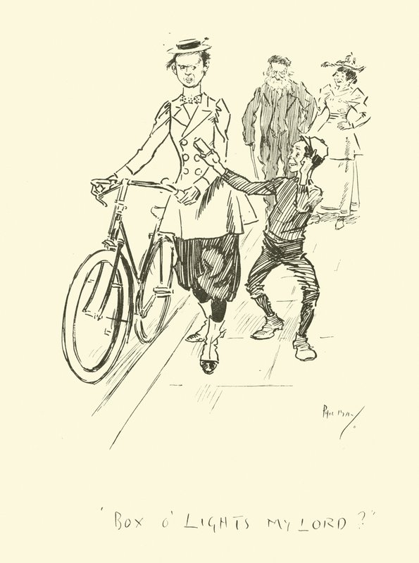 Illustration til Phil Mays Gutter-Snipes af Phil May