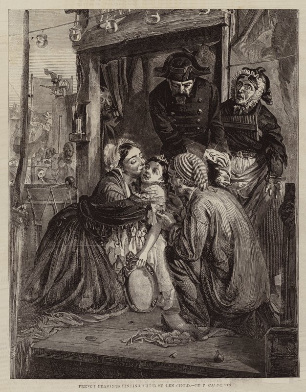 Franske bønder finder deres stjålne barn af Philip Hermogenes Calderon