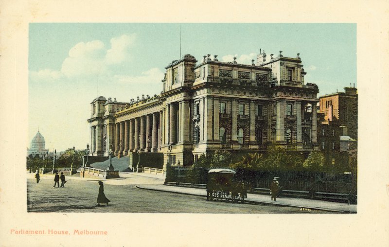 Parliament House, Melbourne, Victoria, Australien (foto) af Photographer Australian