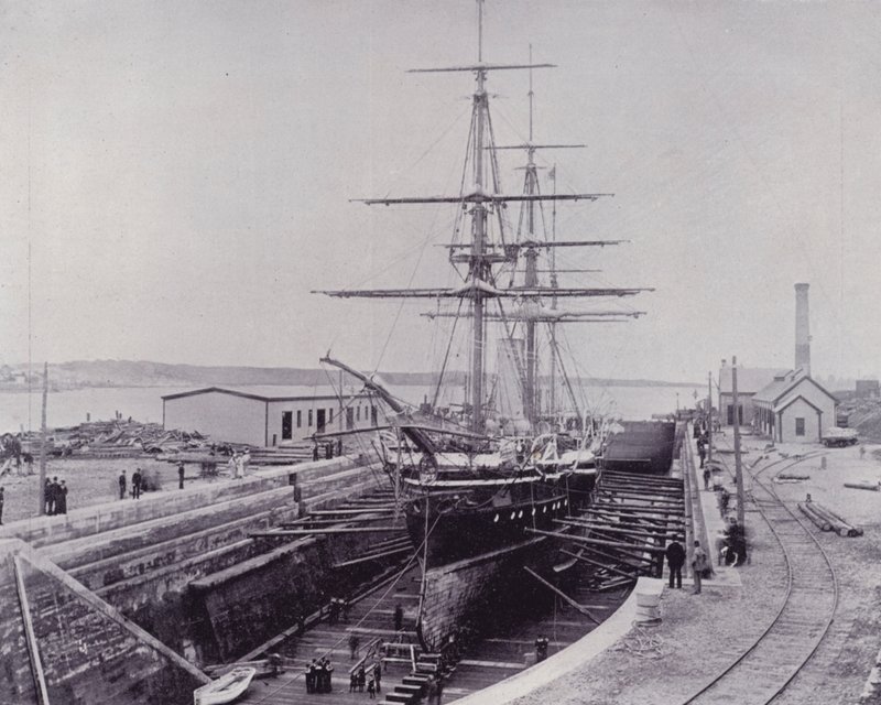 Canada: HMS "Canada" (s/h-billede) af Photographer Canadian