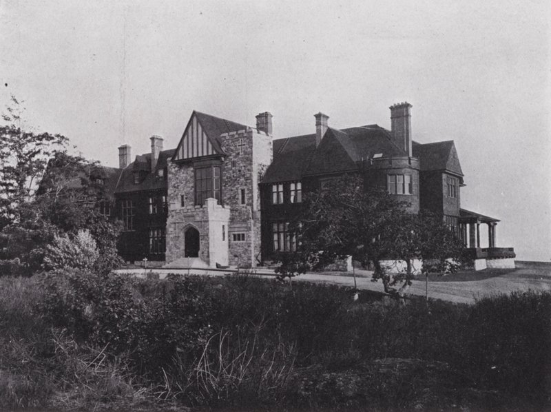 Government House, Victoria (s/h-billede) af Photographer Canadian