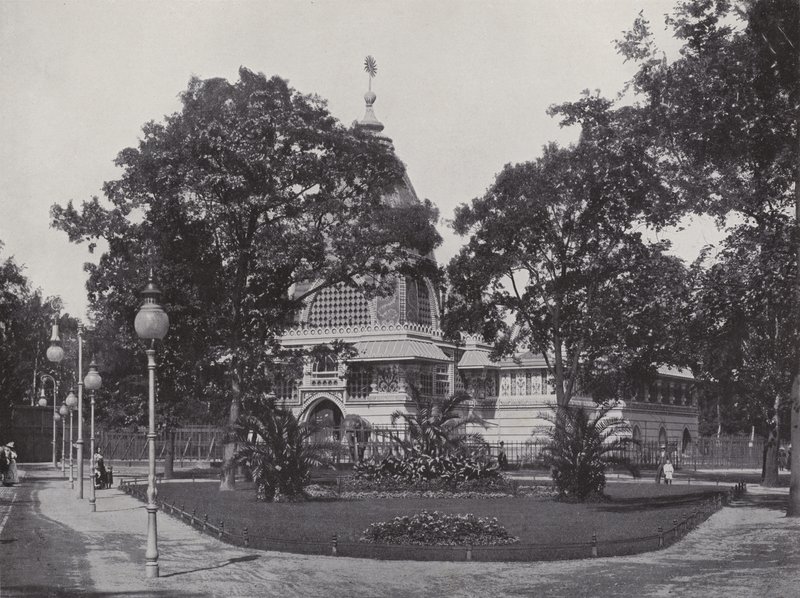 Fra The Zoological Garden, Elephant House (s/h-billede) af Photographer German
