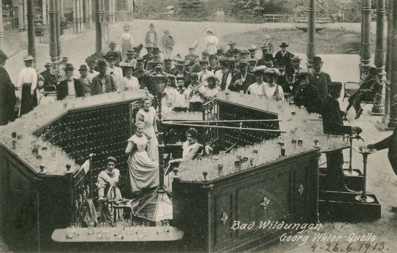 Bad Wildungen. Postkort sendt i 1913. af Photographer German