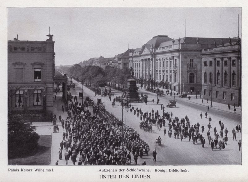 Berlin: Unter den Linden (s/h foto) af Photographer German