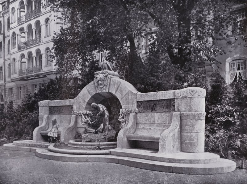Leipzig: Marchenbrunnen (s/h foto) af Photographer German