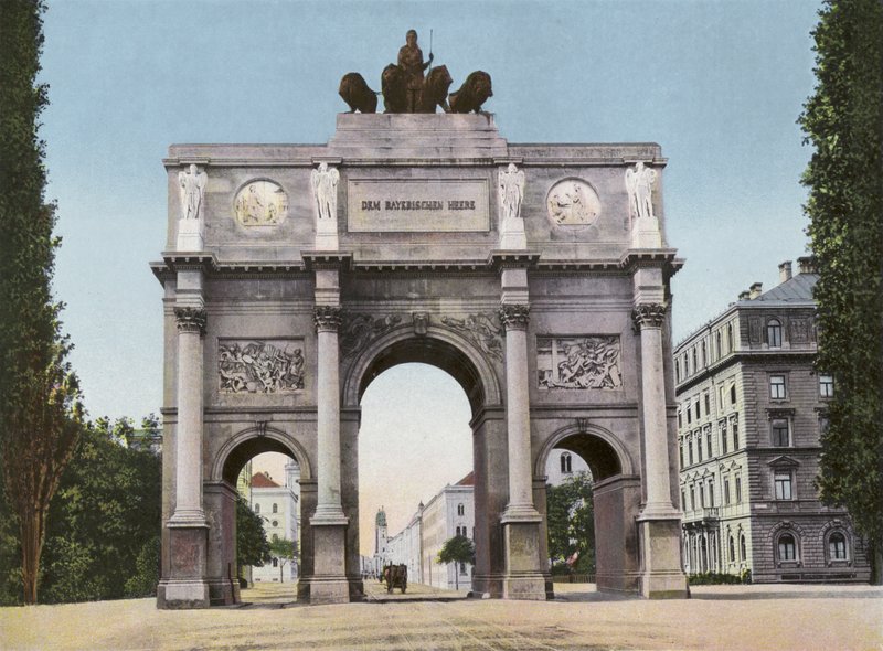 München/München: Siegestor (foto) af Photographer German