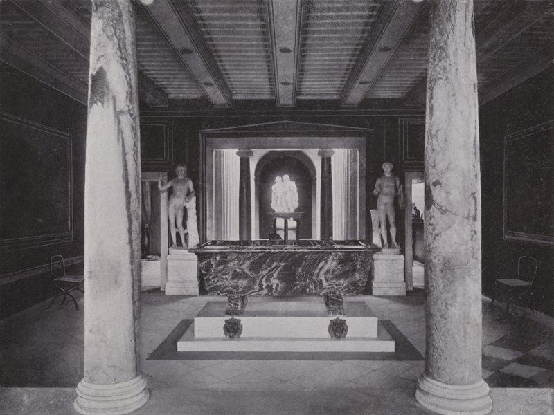 Potsdam, Charlottenhof, Romische Bader (s/h-billede) af Photographer German