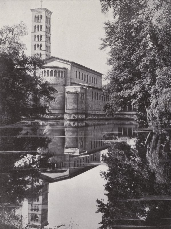 Potsdam, Friedenskirche (s/h foto) af Photographer German