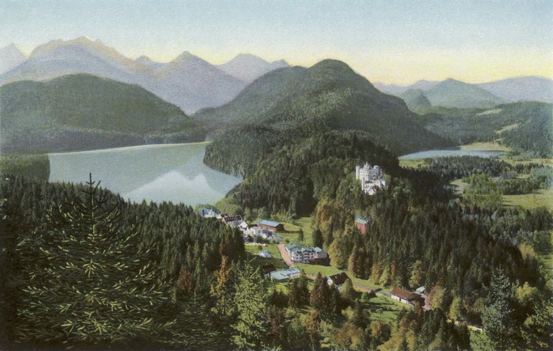 Hohenschwangau Slot V D Jugend (foto) af Photographer German