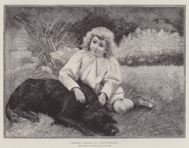 Kammerater, hvile af Pierre Andre Brouillet