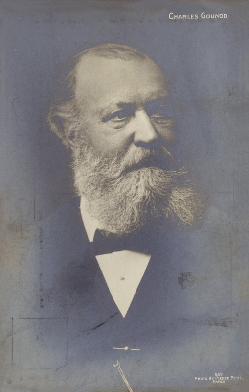 Charles Gounod, fransk komponist (1818-1893) af Pierre Petit