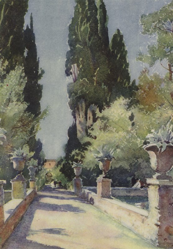 Tivoli, Villa DEste af Pierre Vignal