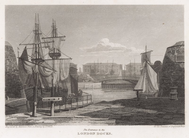 London Docks af Pieter Jansz. Quast