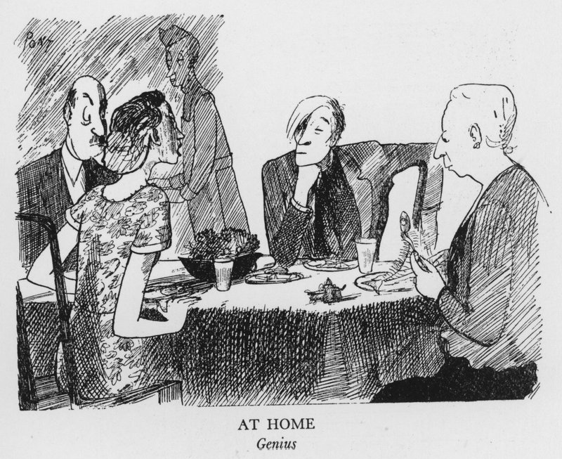 At Home, Genius (litho) af Pont