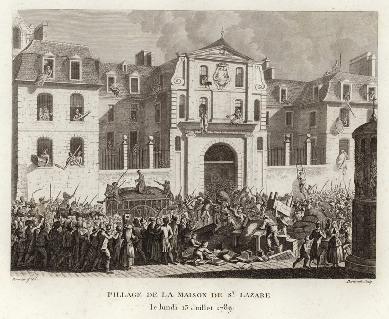 Plyndrer huset St Lazare af Prieur