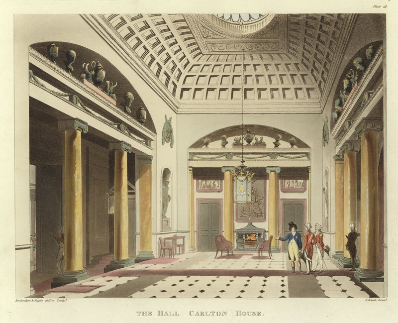 Hallen af Pugin and Rowlandson