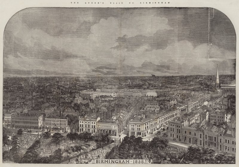 Dronningens besøg i Birmingham af R. Dudley