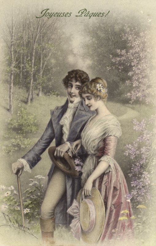 Vandrende par af Raimund Ritter Von Brennerstein Wichera