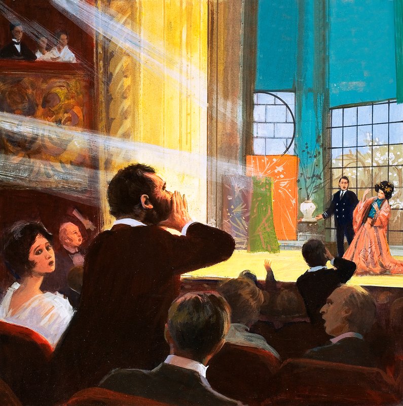 Første opførelse af Madame Butterfly af Ralph Bruce
