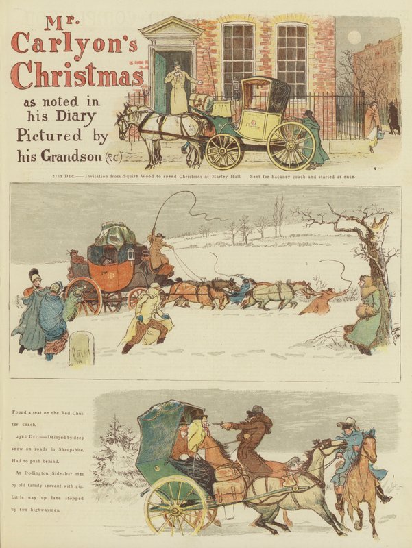 Mr Carlyons jul (chromolitho) af Randolph Caldecott
