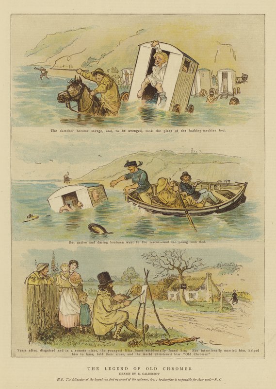 The Legend of Old Chromer (chromolitho) af Randolph Caldecott