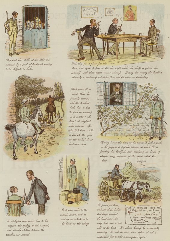 En hundevogns mærkelige eventyr af Randolph Caldecott