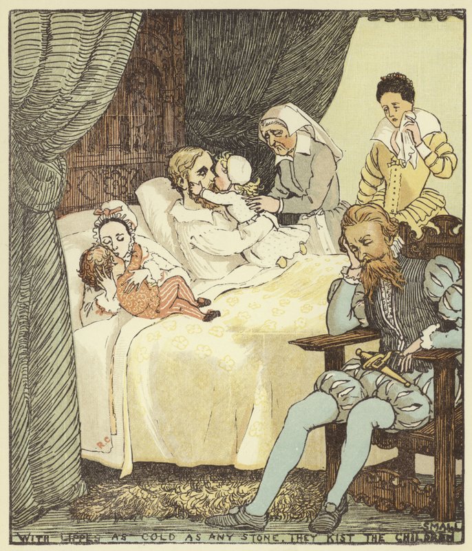 Babes In The Wood (farve litho) af Randolph Caldecott