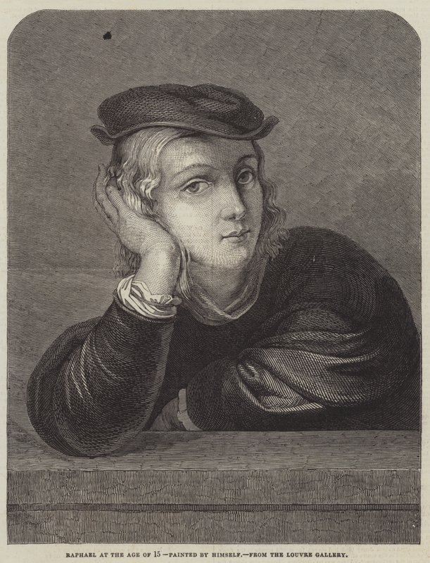 Raphael i en alder af 15 af Raffaello Sanzio Raphael