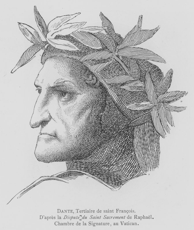 Dante Alighieri, italiensk digter af after Raphael