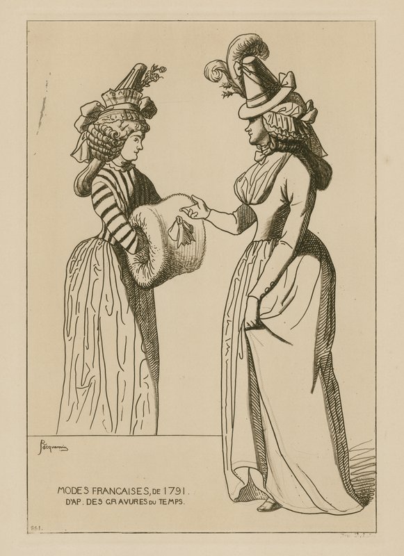 Fransk mode fra 1791 af Raphael Jacquemin