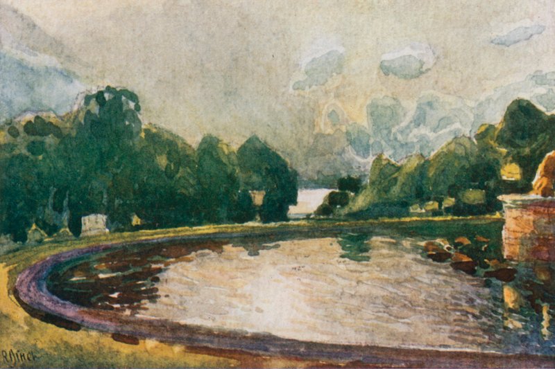 Latona-bassinet, Versailles af Rene Binet