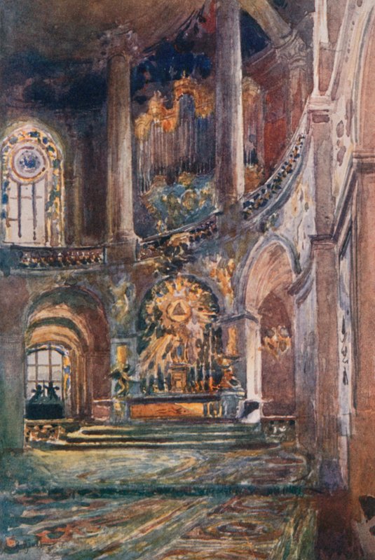 Kapellets kor, Versailles af Rene Binet