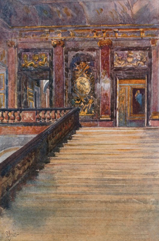 Marmortrappe, Versailles af Rene Binet