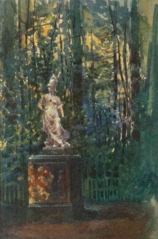 Labyrinten, Statue af Minerva, Versailles af Rene Binet