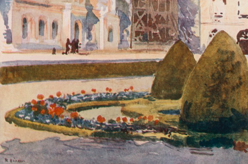 Sydlige Parterre, Versailles af Rene Binet