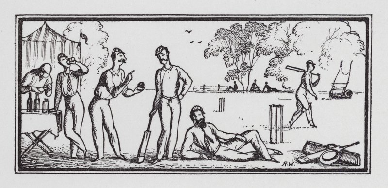 Cricket (litho) af Rex (after) Whistler