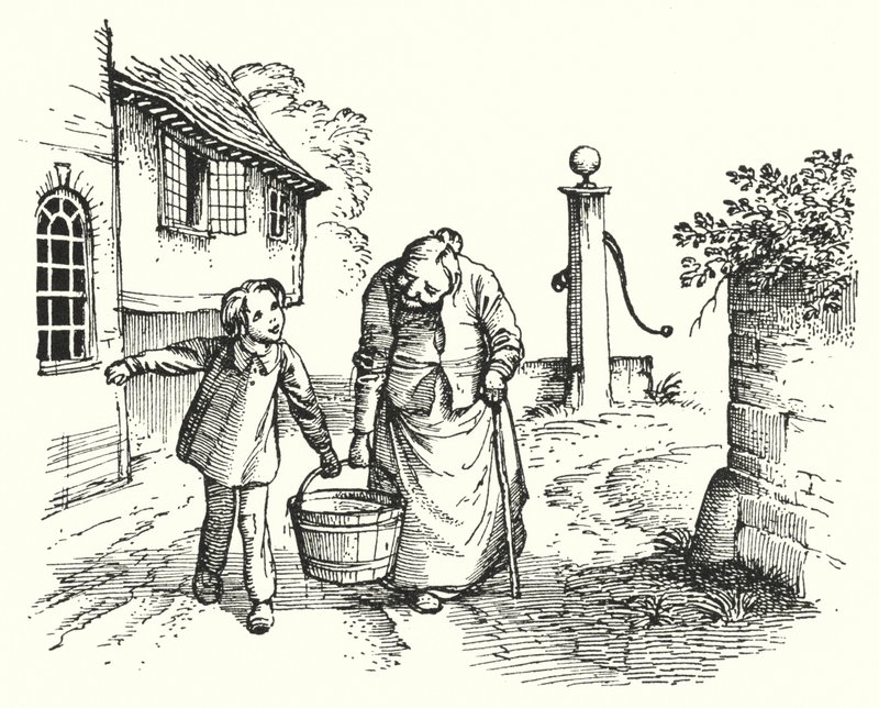 HC Andersen: Lille Tuk (litho) af Rex (after) Whistler
