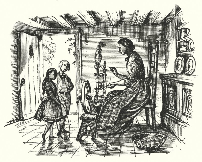 HC Andersen: Hørren (litho) af Rex (after) Whistler