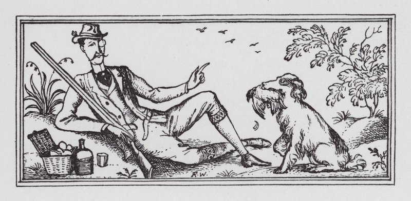 Skydning (litho) af Rex (after) Whistler
