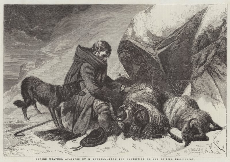 Svært vejr af Richard Ansdell