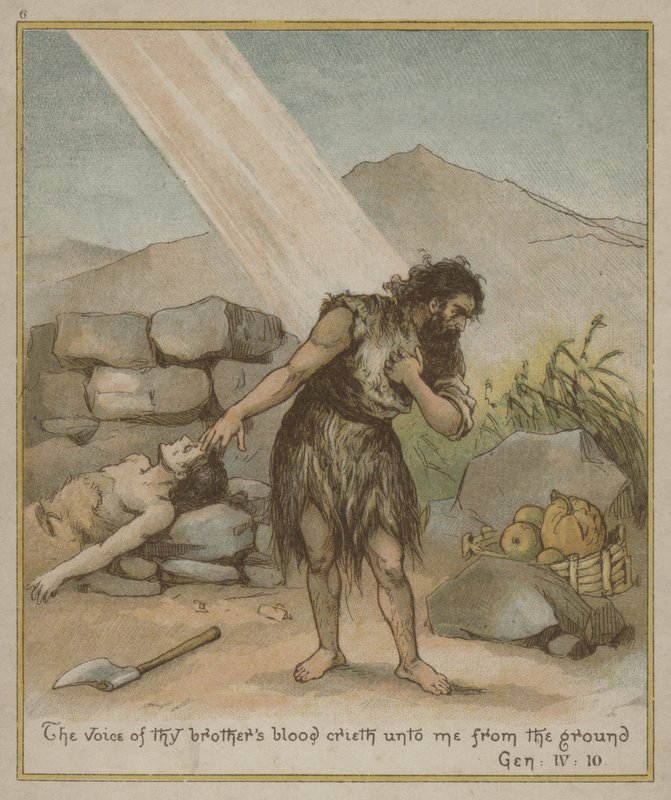 Kain, efter at have dræbt Abel af Richard Andre