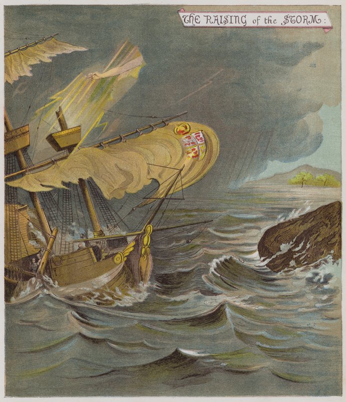 Illustration til The Tempest (chromolitho) af Richard Andre