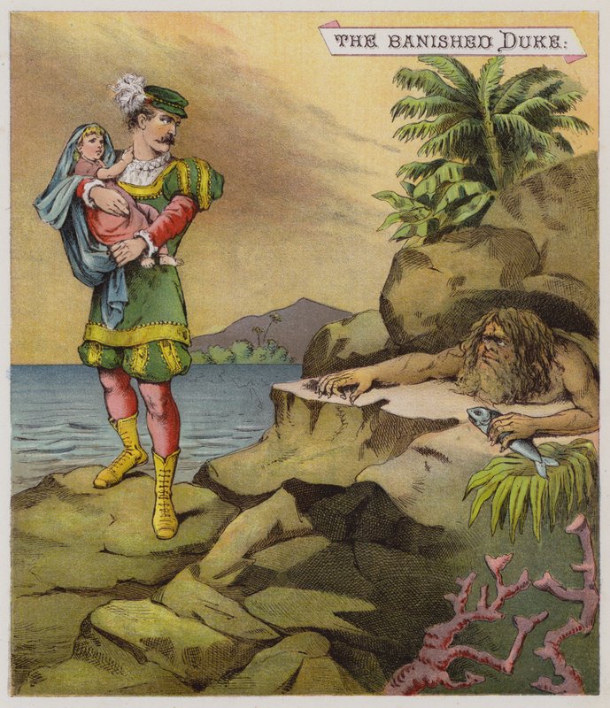 Illustration til The Tempest (chromolitho) af Richard Andre