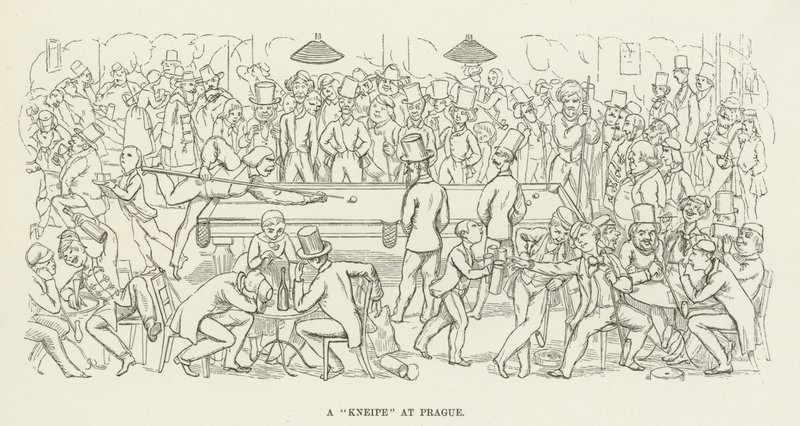 En Kneipe i Prag af Richard Doyle