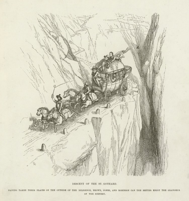 Nedstigning af St Gothard af Richard Doyle