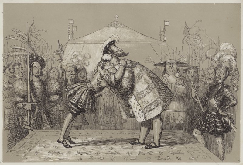 Field Of The Cloth Of Gold (akvatint) af Richard Doyle