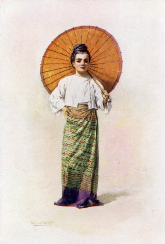 Ma-Hla-Byu (Miss Pretty and Fair) af Robert George Talbot Kelly