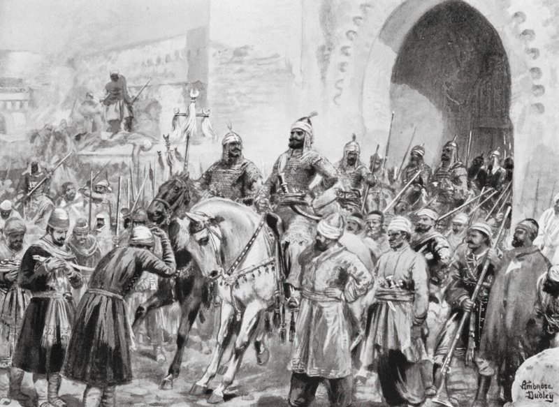 Tyrkernes indtog i Bagdad af Robert Ambrose Dudley